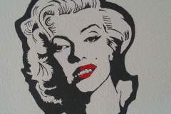 Peinture-sur-Mur-Maryline-Monroe